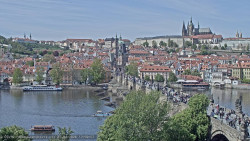 Pražský hrad, Karlův most, Vltava