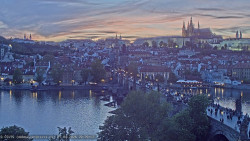 Pražský hrad, Karlův most, Vltava