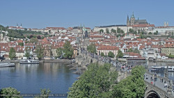 Pražský hrad, Karlův most, Vltava
