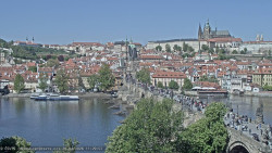 Pražský hrad, Karlův most, Vltava