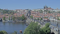 Pražský hrad, Karlův most, Vltava