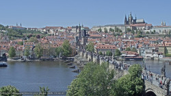Pražský hrad, Karlův most, Vltava