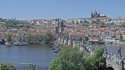 Pražský hrad, Karlův most, Vltava