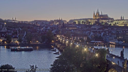 Pražský hrad, Karlův most, Vltava
