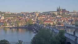 Pražský hrad, Karlův most, Vltava