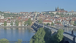 Pražský hrad, Karlův most, Vltava