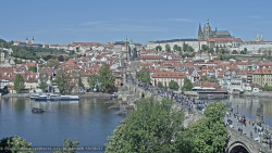 Pražský hrad, Karlův most, Vltava