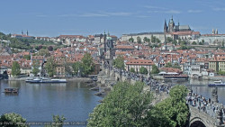 Pražský hrad, Karlův most, Vltava