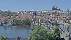 Pražský hrad, Karlův most, Vltava
