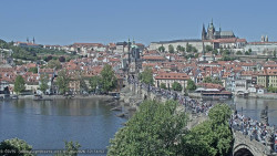 Pražský hrad, Karlův most, Vltava