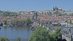 Pražský hrad, Karlův most, Vltava