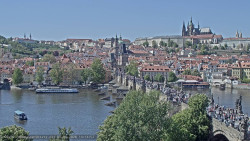Pražský hrad, Karlův most, Vltava