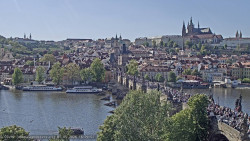 Pražský hrad, Karlův most, Vltava