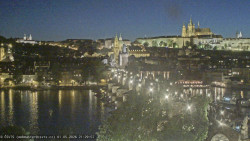 Pražský hrad, Karlův most, Vltava