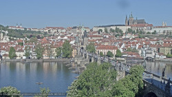 Pražský hrad, Karlův most, Vltava
