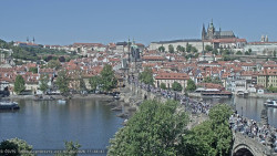 Pražský hrad, Karlův most, Vltava