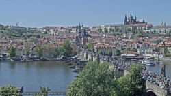 Pražský hrad, Karlův most, Vltava