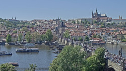 Pražský hrad, Karlův most, Vltava