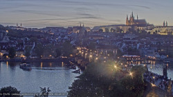 Pražský hrad, Karlův most, Vltava
