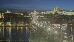Pražský hrad, Karlův most, Vltava