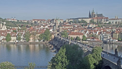 Pražský hrad, Karlův most, Vltava