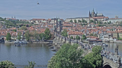 Pražský hrad, Karlův most, Vltava