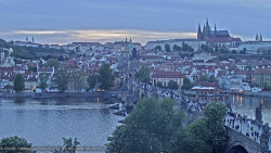 Pražský hrad, Karlův most, Vltava
