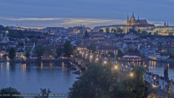 Pražský hrad, Karlův most, Vltava