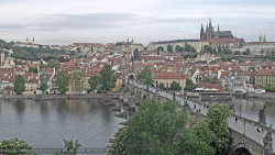 Pražský hrad, Karlův most, Vltava
