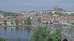 Pražský hrad, Karlův most, Vltava