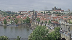 Pražský hrad, Karlův most, Vltava