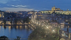 Pražský hrad, Karlův most, Vltava