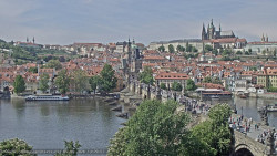 Pražský hrad, Karlův most, Vltava