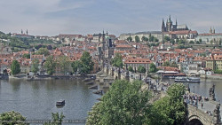 Pražský hrad, Karlův most, Vltava