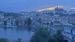 Pražský hrad, Karlův most, Vltava