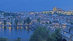 Pražský hrad, Karlův most, Vltava