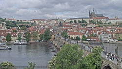 Pražský hrad, Karlův most, Vltava