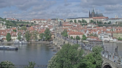 Pražský hrad, Karlův most, Vltava