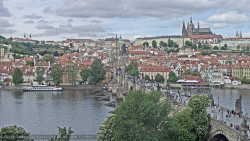 Pražský hrad, Karlův most, Vltava
