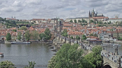 Pražský hrad, Karlův most, Vltava