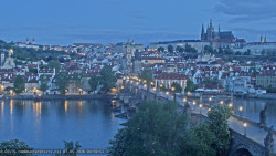 Pražský hrad, Karlův most, Vltava