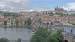 Pražský hrad, Karlův most, Vltava