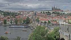 Pražský hrad, Karlův most, Vltava