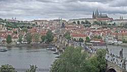 Pražský hrad, Karlův most, Vltava