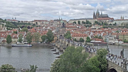 Pražský hrad, Karlův most, Vltava