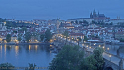 Pražský hrad, Karlův most, Vltava