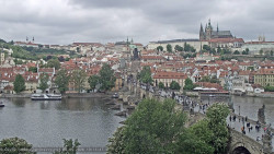 Pražský hrad, Karlův most, Vltava