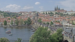 Pražský hrad, Karlův most, Vltava