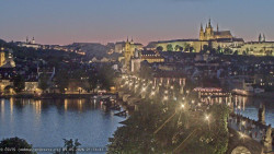Pražský hrad, Karlův most, Vltava