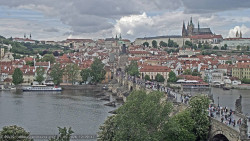 Pražský hrad, Karlův most, Vltava